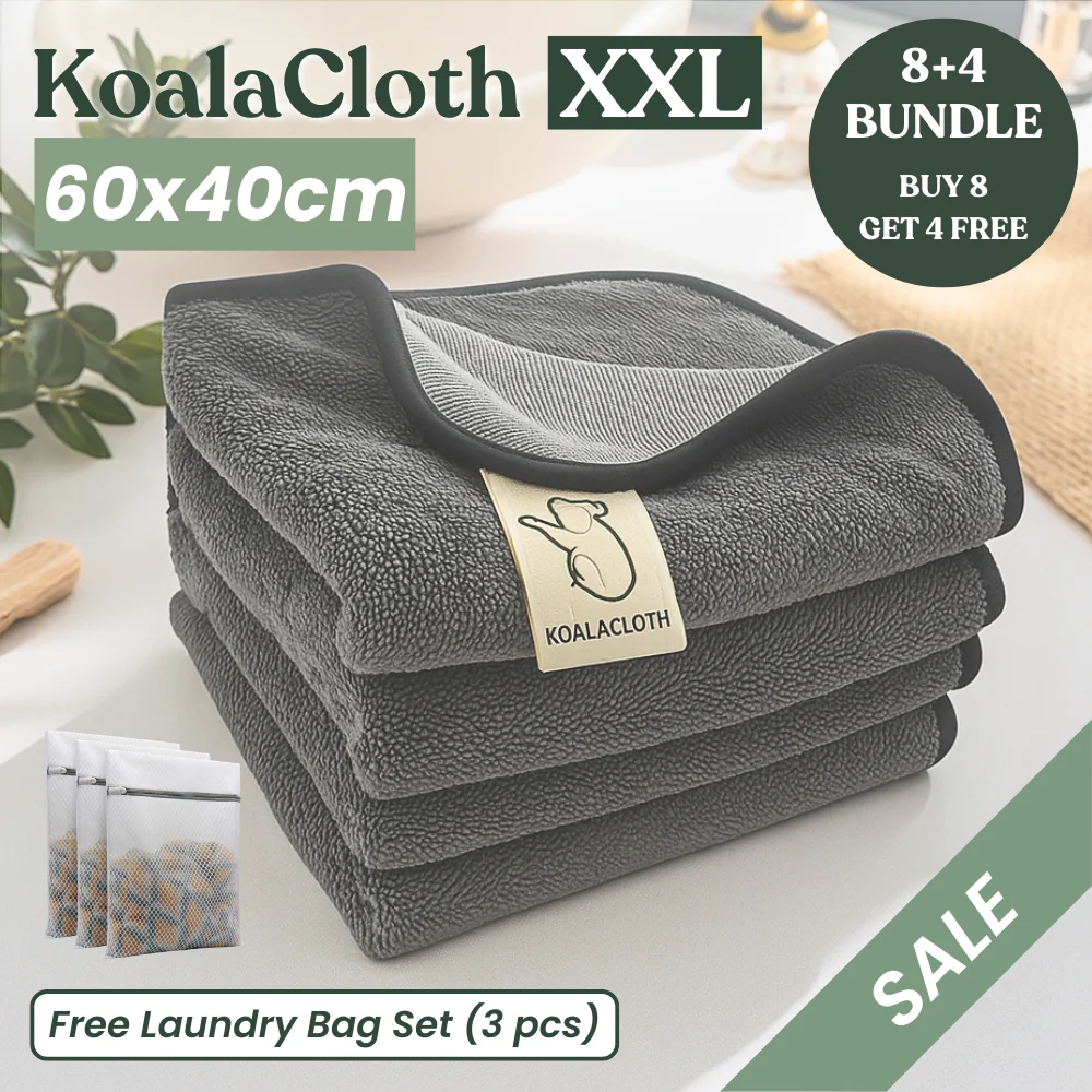 KoalaCloth XXL — Canada's Window & Glass Door Cleaning Cloth (60×40 cm) - Image 12