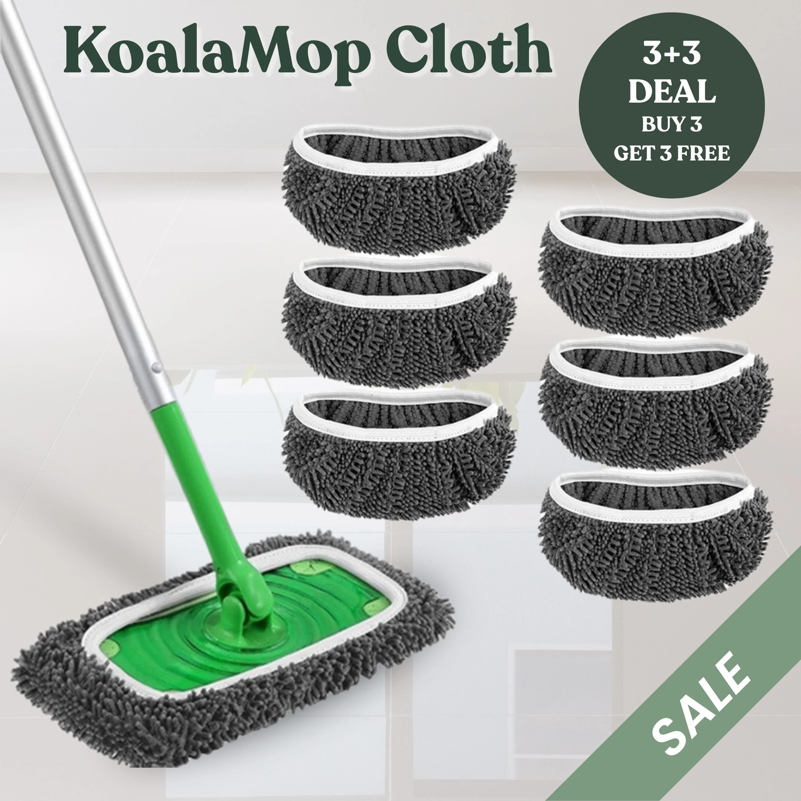 KoalaMop Cloth – Washable & Reusable Mop Pads for Effortless Cleaning - Image 6