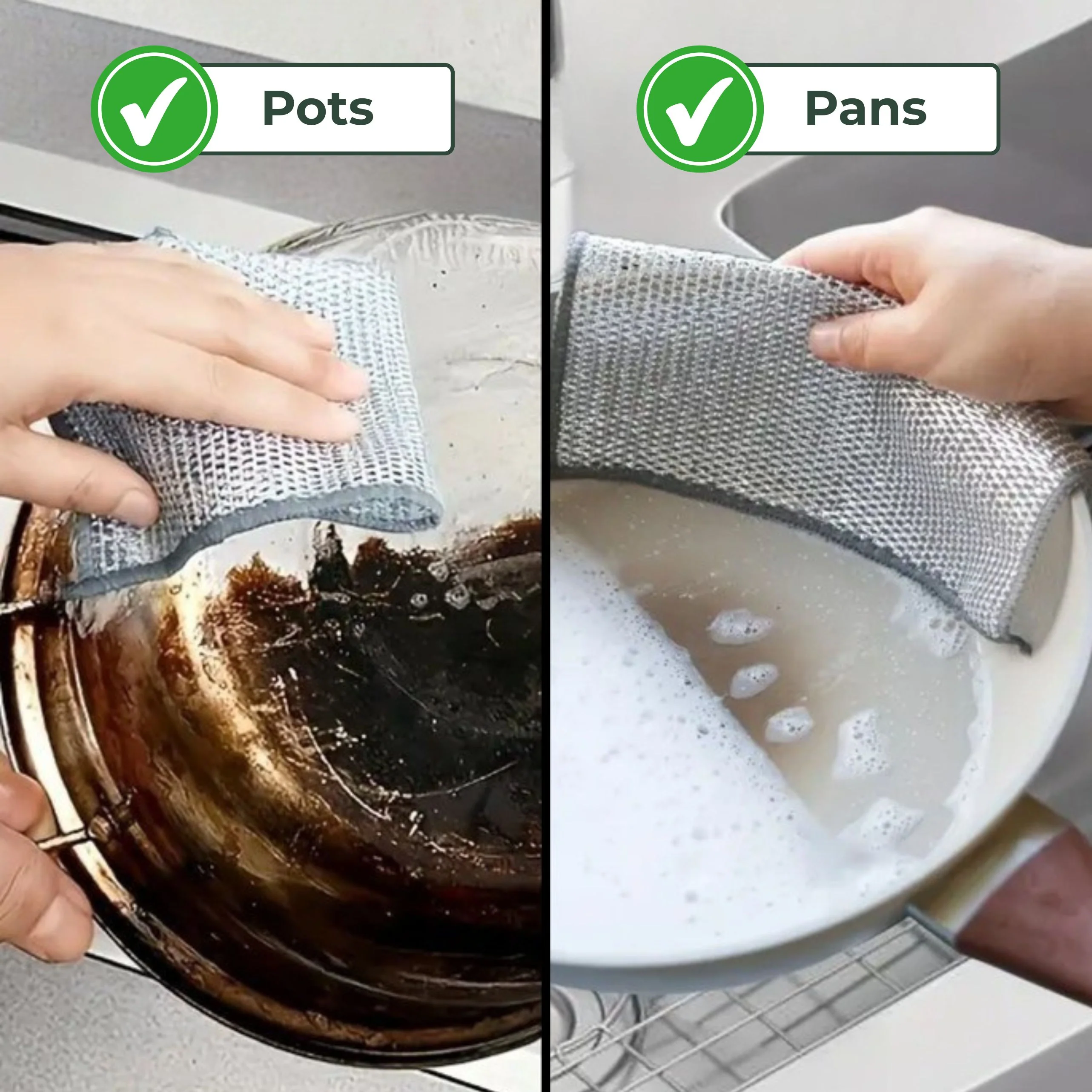 KoalaScrub – Hygienic Steel Mesh for Tough, Scratch-Free Cleaning (20x20cm) - Image 4
